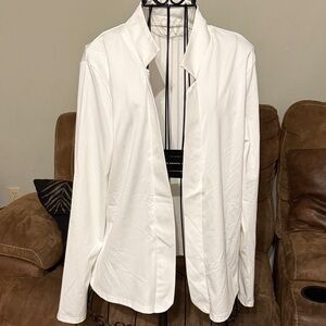 Elegant White Women's Jacket